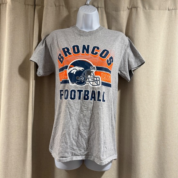 NFL Team Apparel Other - Team NFL Denver Broncos Football Gray T Shirt Mens Small S